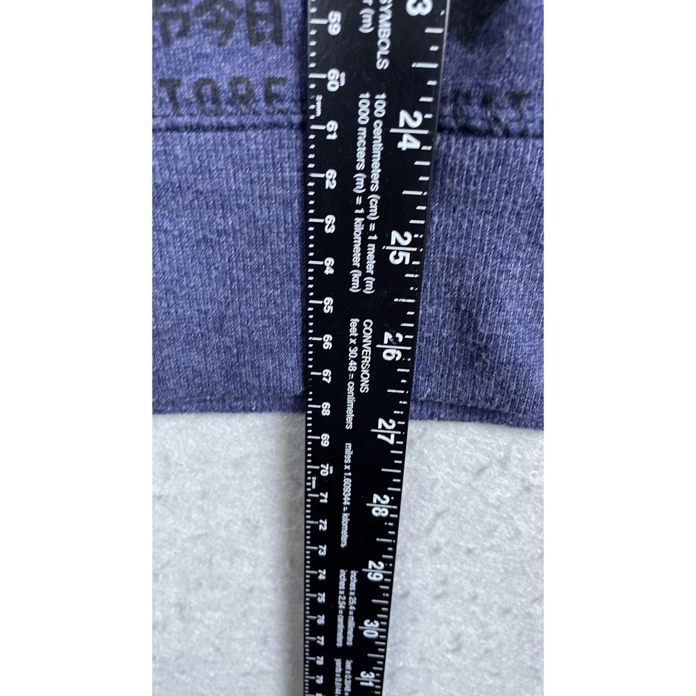 Superdry Sweatshirt Mens‎ Small Blue Vintage Graphic Crewneck Fleece Pullover - Picture 7 of 9